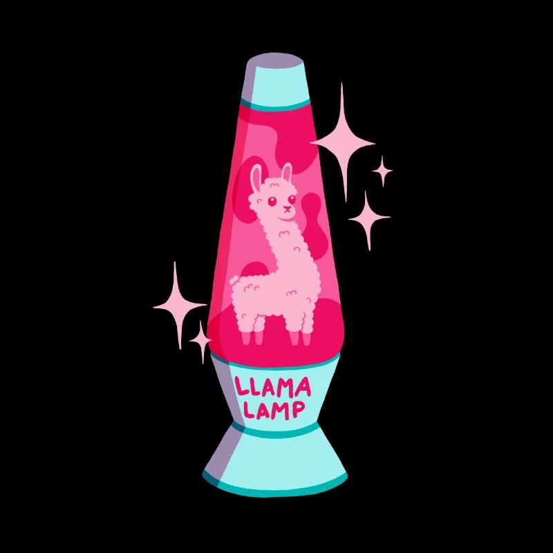 Llama Lava Lamp