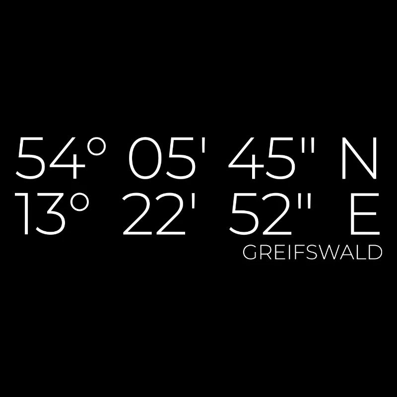 coordinates Greifswald