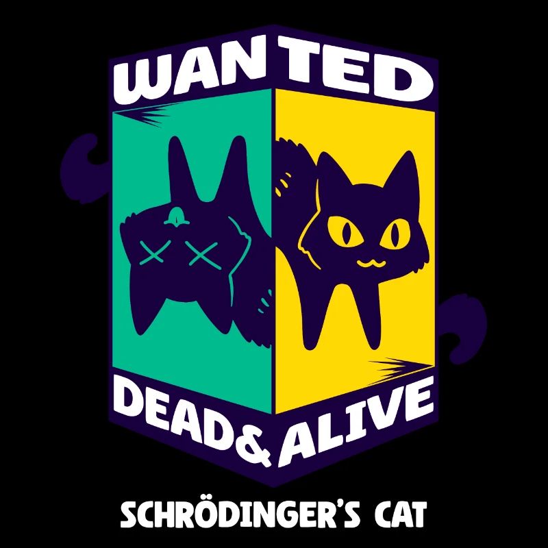 Physique Quantum Nerd Dead Alive Le chat de Schrödinger