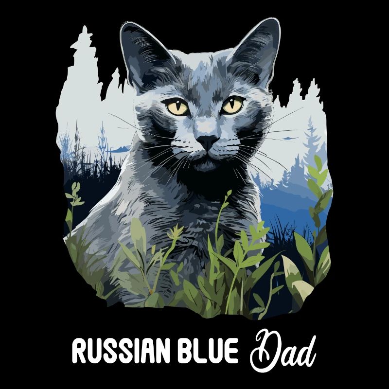 Russian Blue Cat Russisch Blau Katze