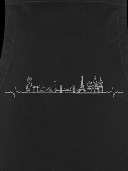 Heartbeat landmarks skyline