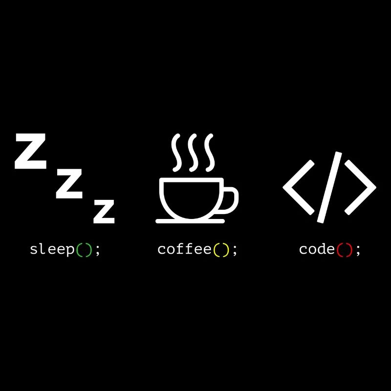 Code Kaffee Schlaf Trio