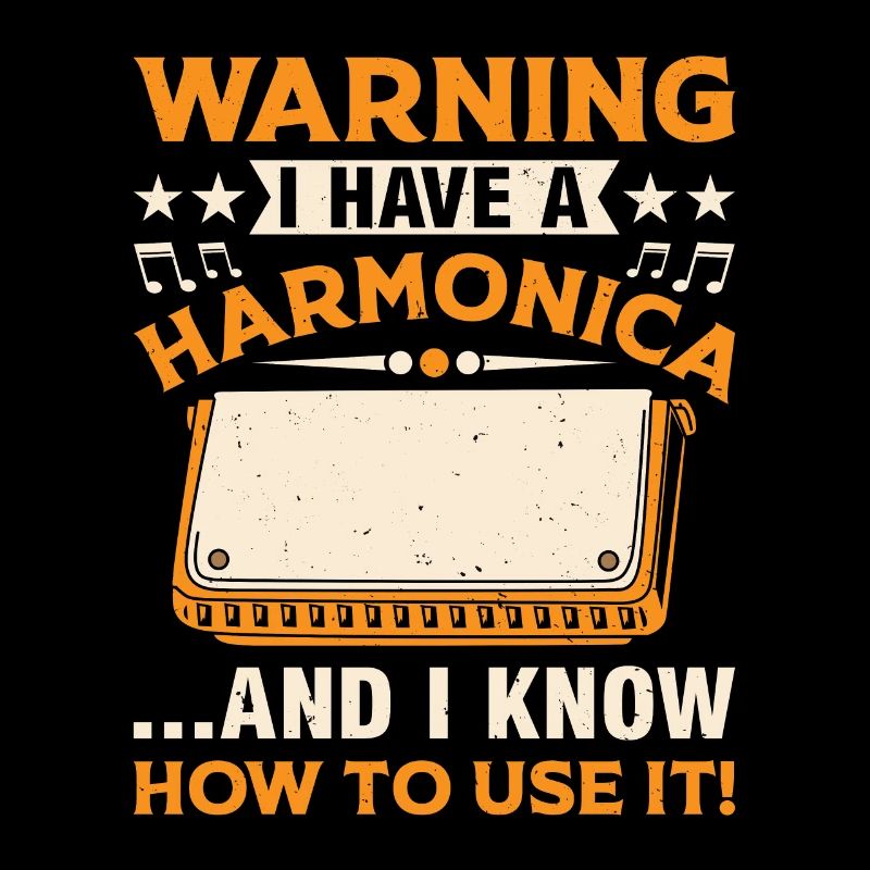 Harmonica Player Funny Harmonica Player