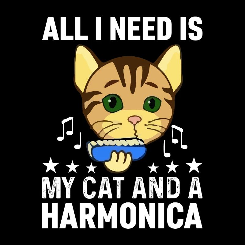 All I Need Is My Cat And A Harmonica Musician And