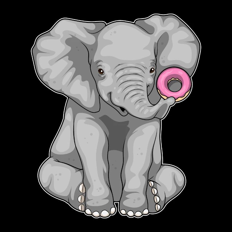 Elefant Donut