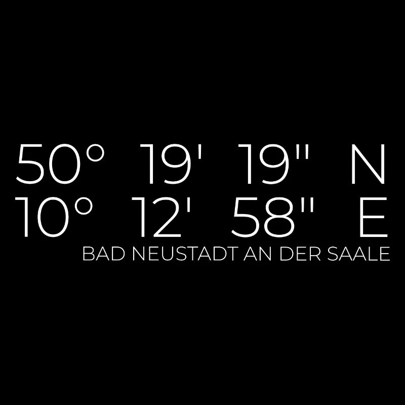 Coordinates Bad Neustadt an der Saale