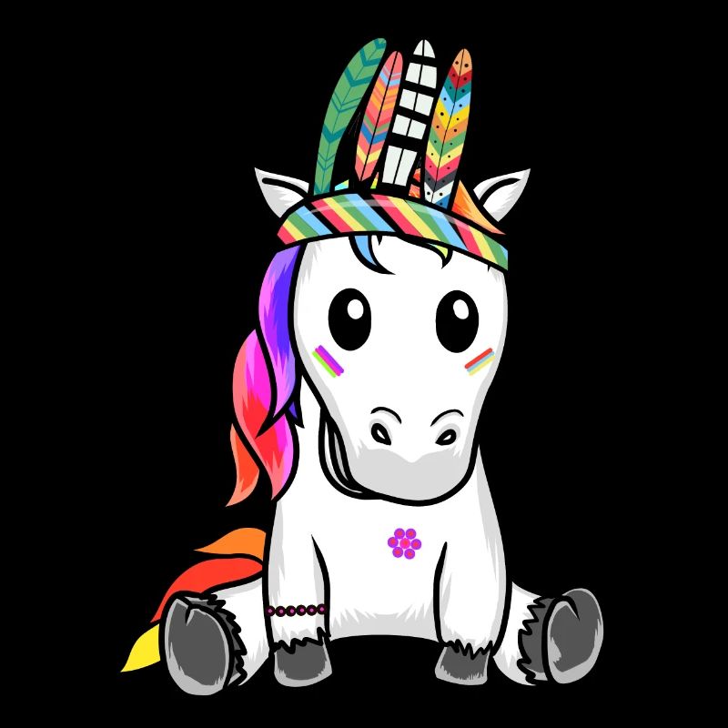 Einhorn Einhörner Hippie Hippies Schamane