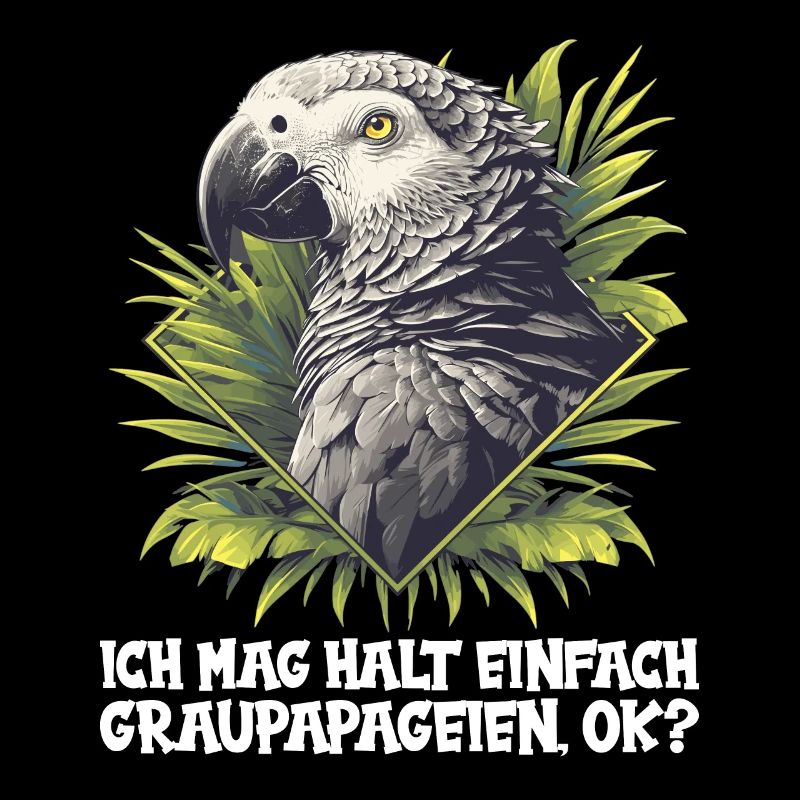 Perroquets gris d’Afrique