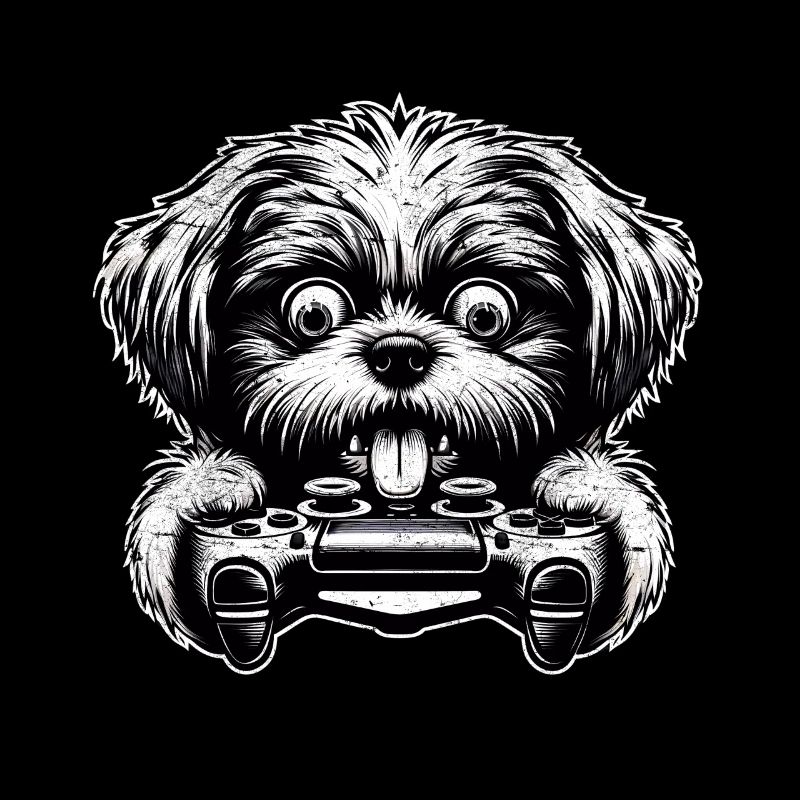 Crazy Shih Tsu chien gamefreak gamers