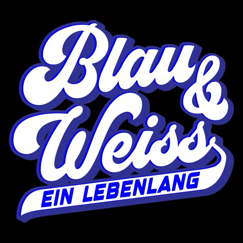 Blau & Weiss ein Lebenlang | Farben änderbar
