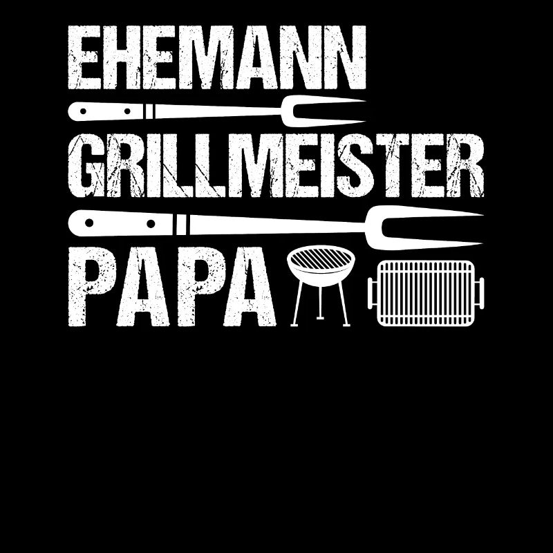 Papa Vatertag Idee - Ehemann Grillmeister Papa