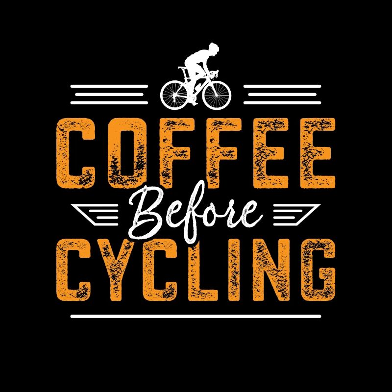 Cyclist Coffee Before Mountain Biking Coffee Lover