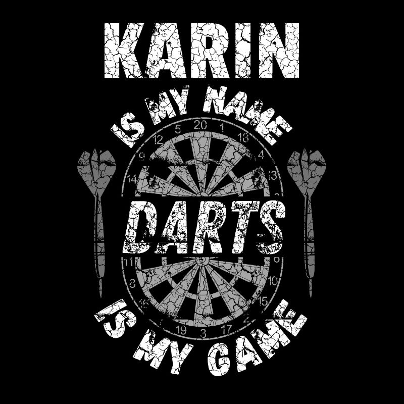 Personalised Darts T-Shirt for Karin