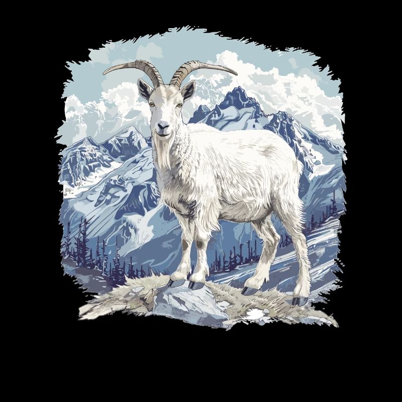 Alpine Goat Mountain Goats Mountain Goat