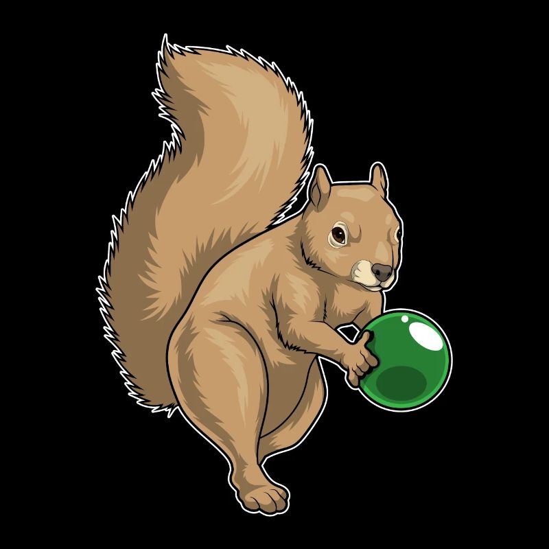 Squirrel Bowling Bowling Ball