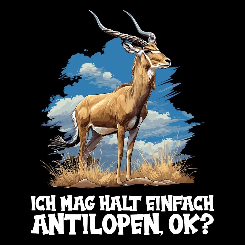 Antilope antilope antilope ouverte