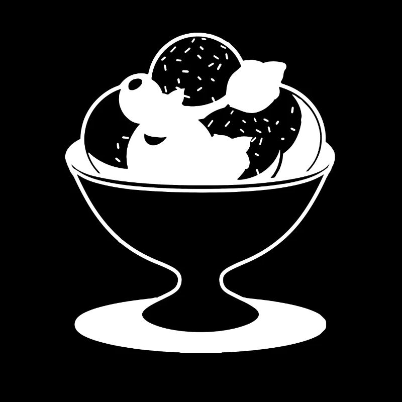 Ice cream sundae Drawing