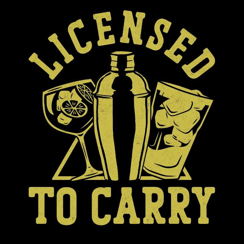 Bartender Mixologist Licensed To