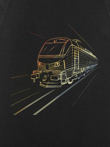 Train Sketch 90s Look