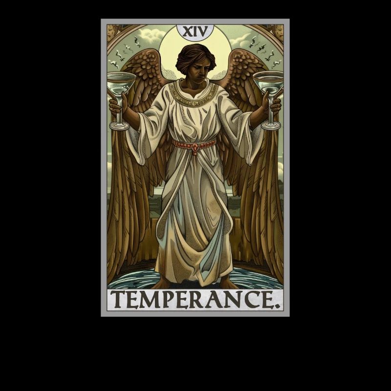 Tarot Card Tarot Card Temperance Temperance