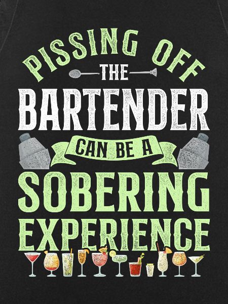 Bartender Mixologist Pissing Off