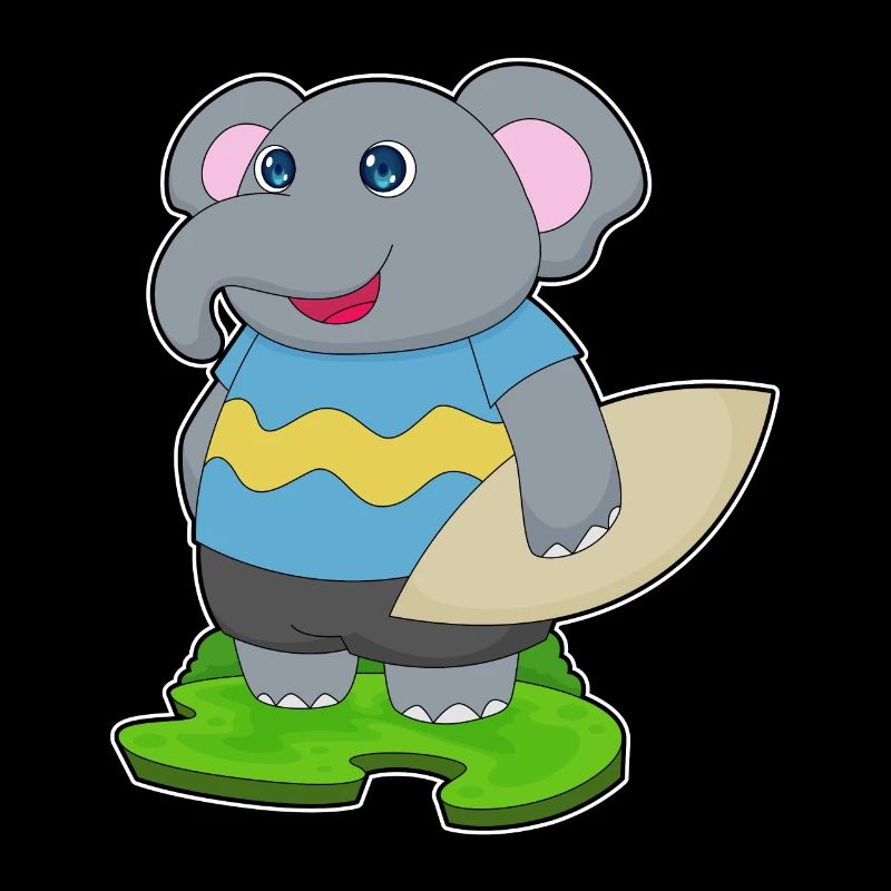 Elefant Surfer Surfbrett
