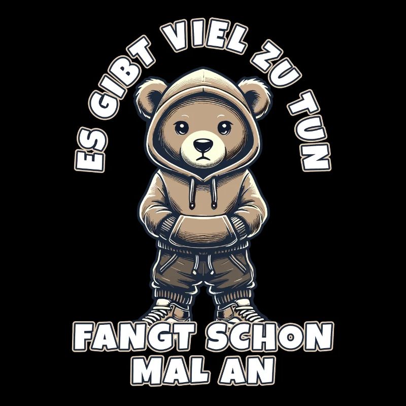 Lustiger Spruch Büro Chef Sarkasmus Teddybär