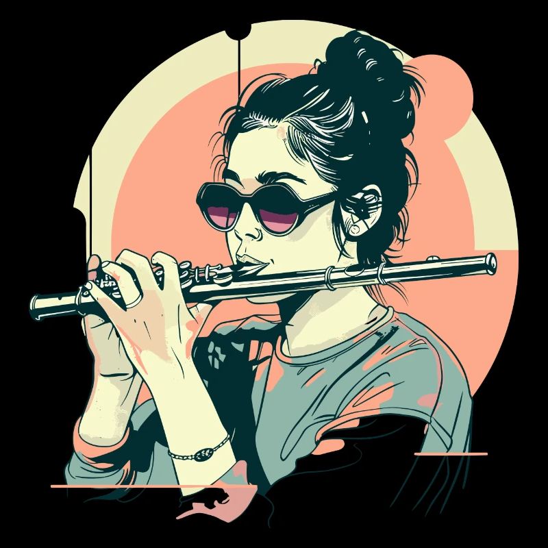 Graphic Flutists