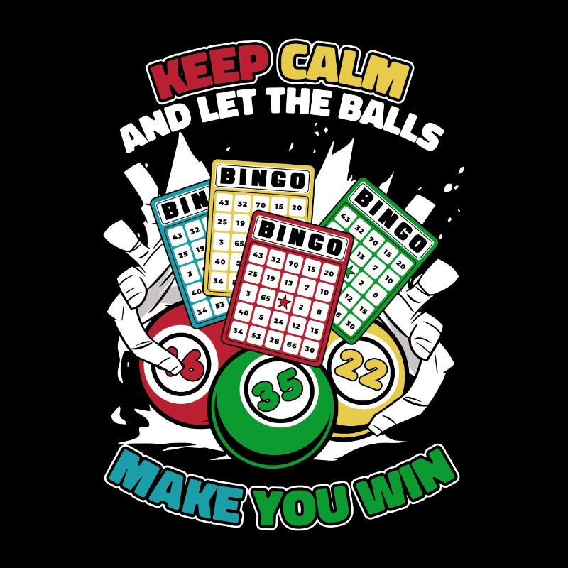 Keep Calm And Let The Balls Make You Win Caller