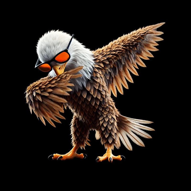 Dabbing Eagle Animal Animal Lover Cool Motif Dab