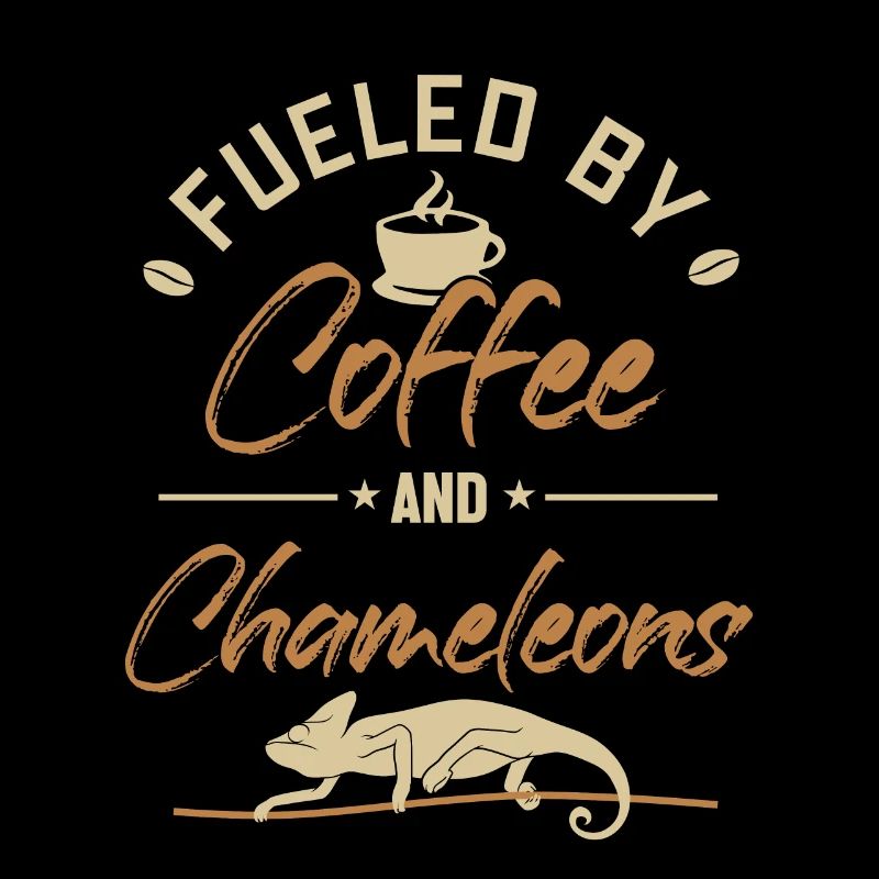 Alimenté par le café et les caméléons Panther voilé