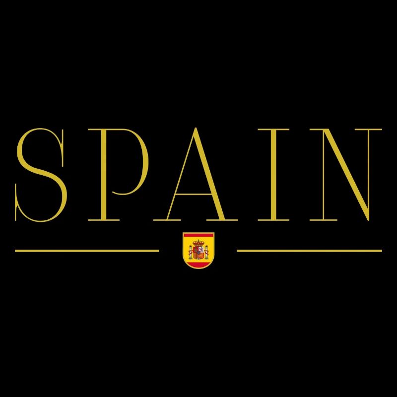 I Love Spain, Elegance Style Design T-Shirt