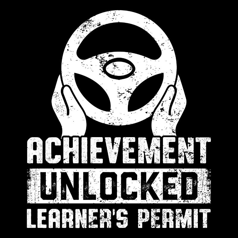 Achievement Unlocked Learner's Permit Funny New