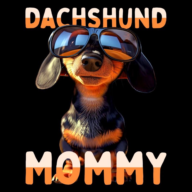 Dachshund Mommy Wiener Mama Dackel Mom Muttertag