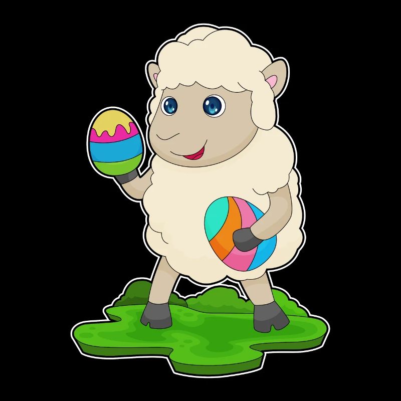 Schaf Ostern Ostereier