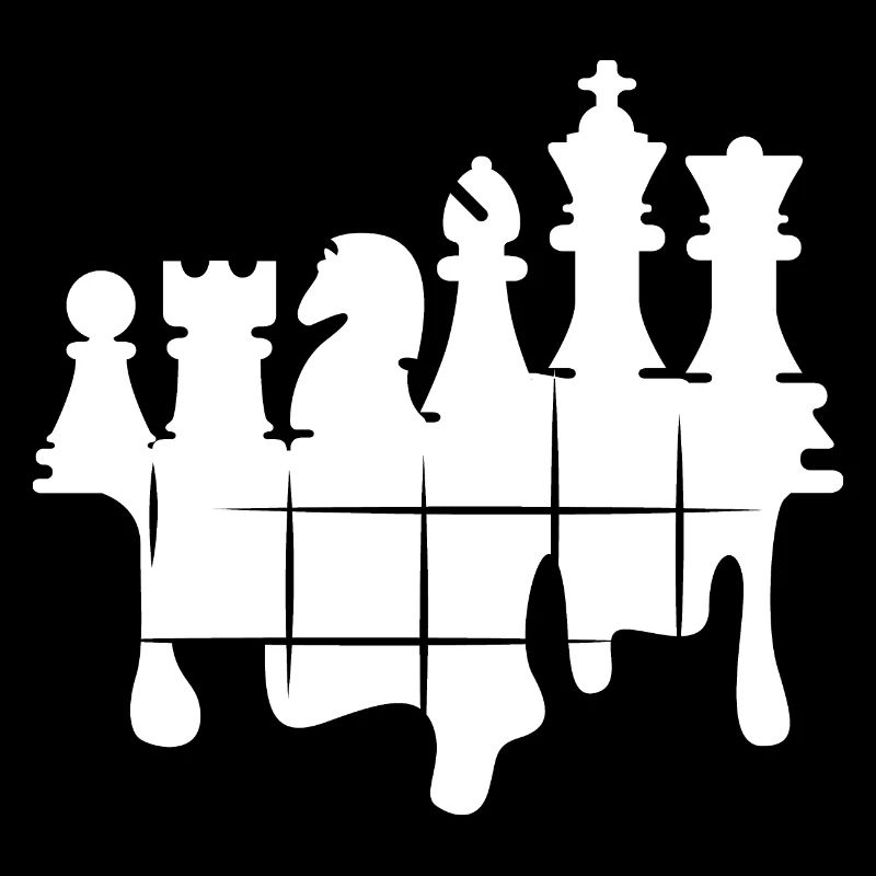 Chess Graffiti Chess Set Figures Knight Logo