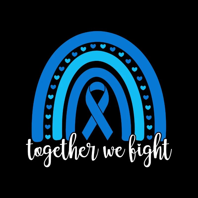 Gemeinsam bekämpfen wir Blue Ribbon Rainbow Diabetes