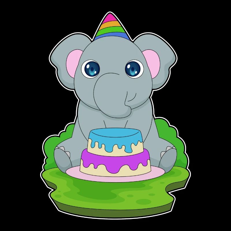 Gâteau d’anniversaire éléphant