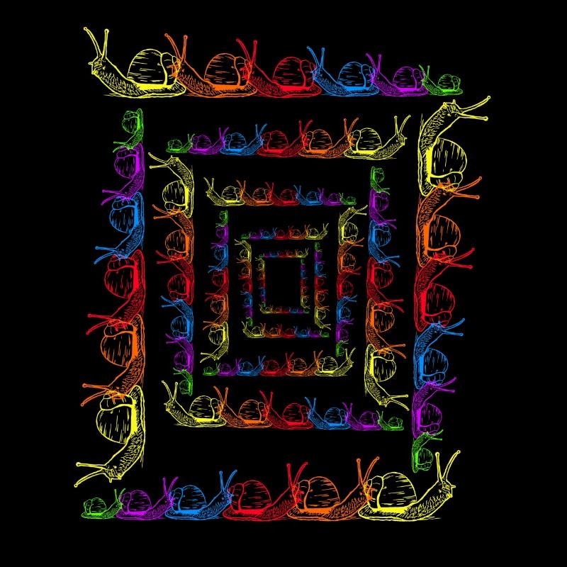 Rainbow Snails LGBT Snail Shell