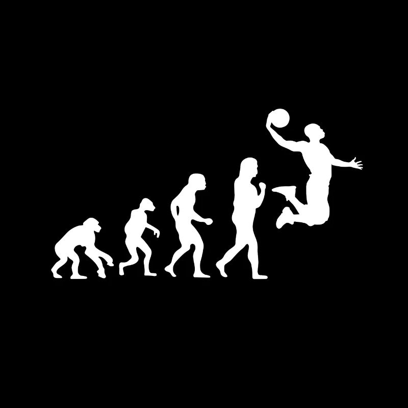 Basketball Tshirt B-Ball Dunking Rebound Player