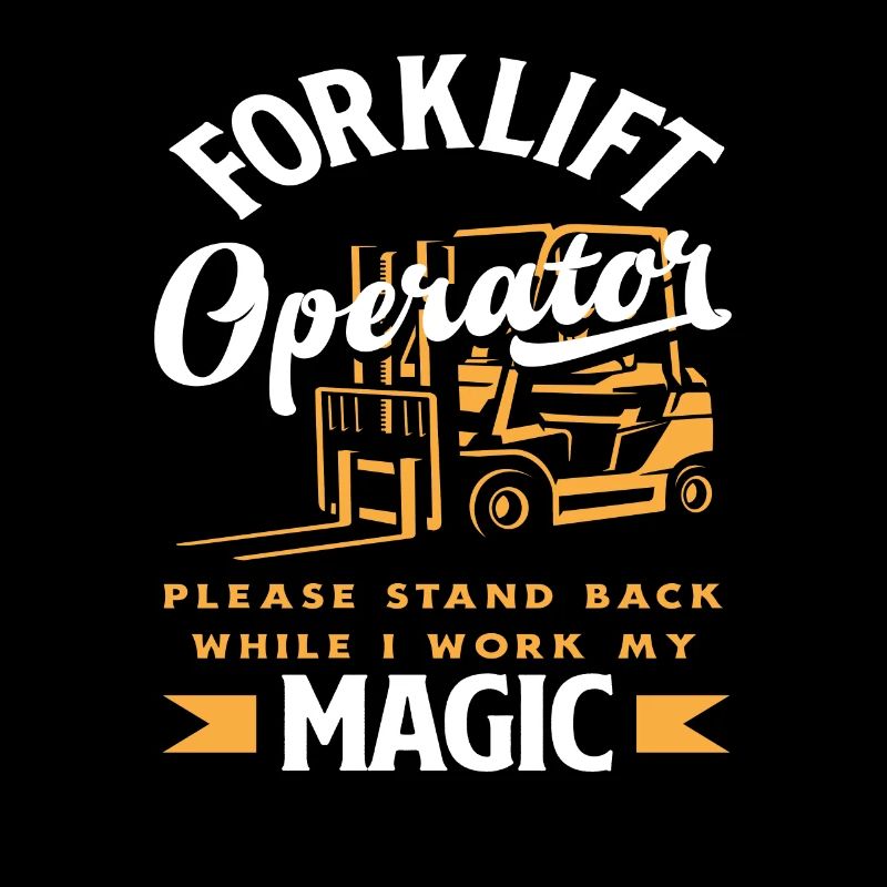 forklift driver please step back while I