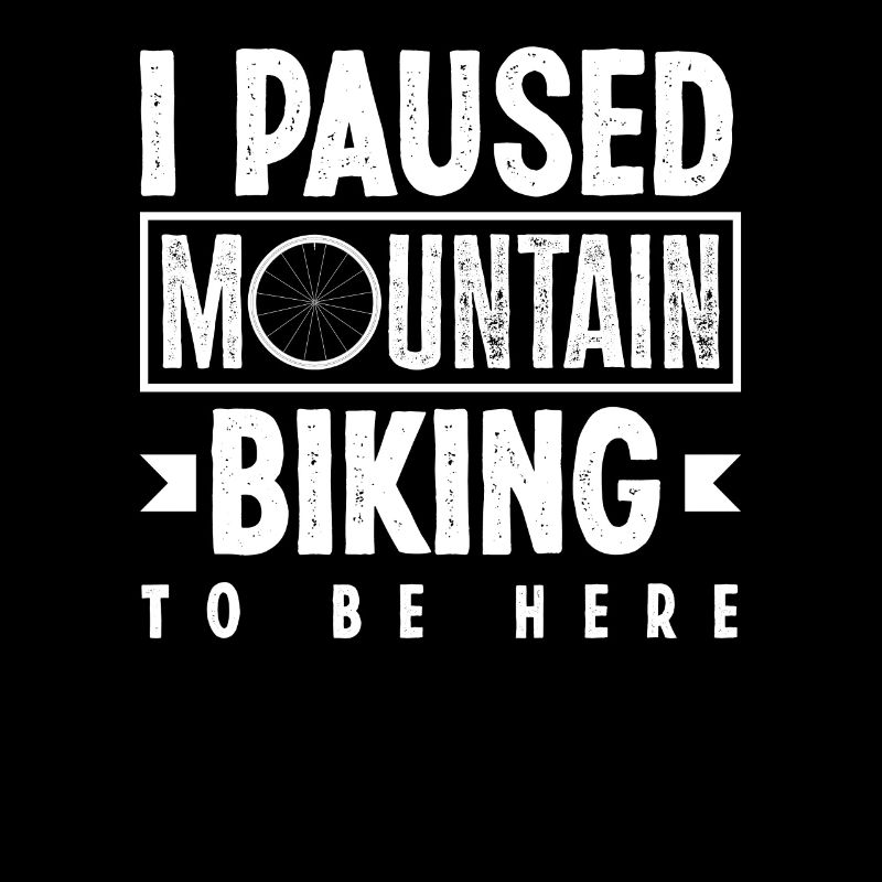 I interrupted mountain biking to get here