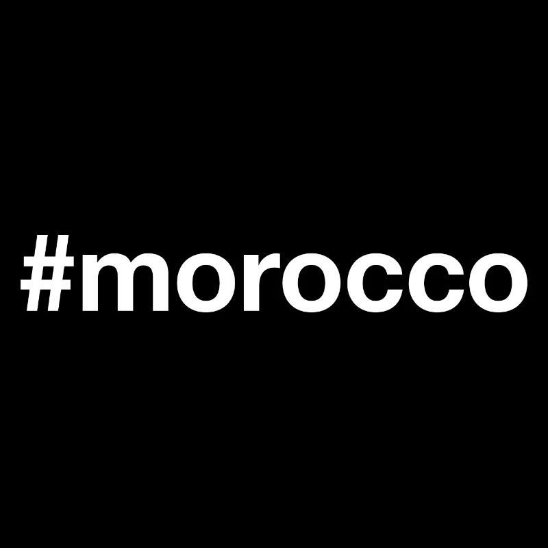 MOROCCO Hashtag Marokko