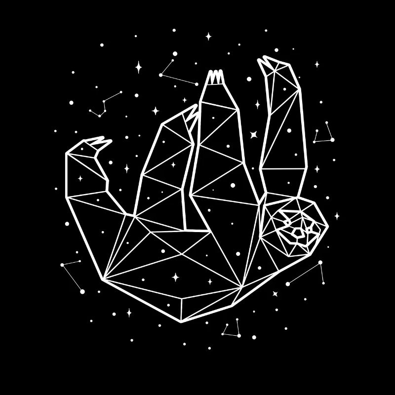 Sternbild Sloth Constellation Pilosa Folivora