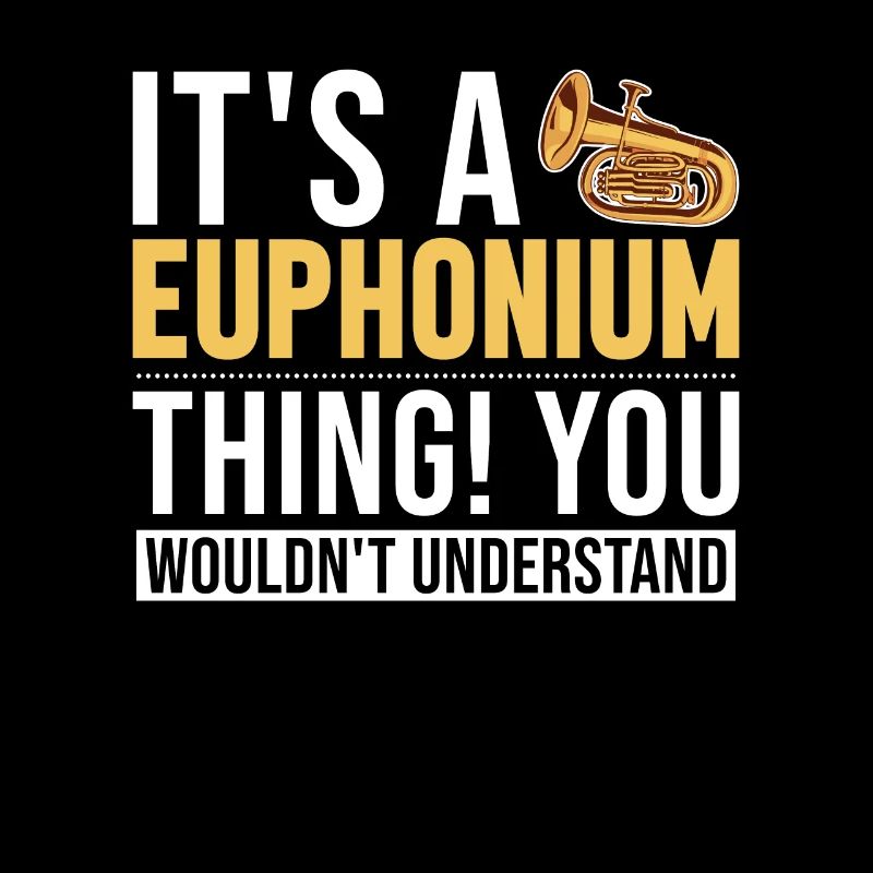 C’est un euphonium, un instrument, un euphoniste