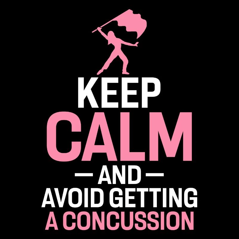 Keep Calm and Avoid Getting A Concussion Funny