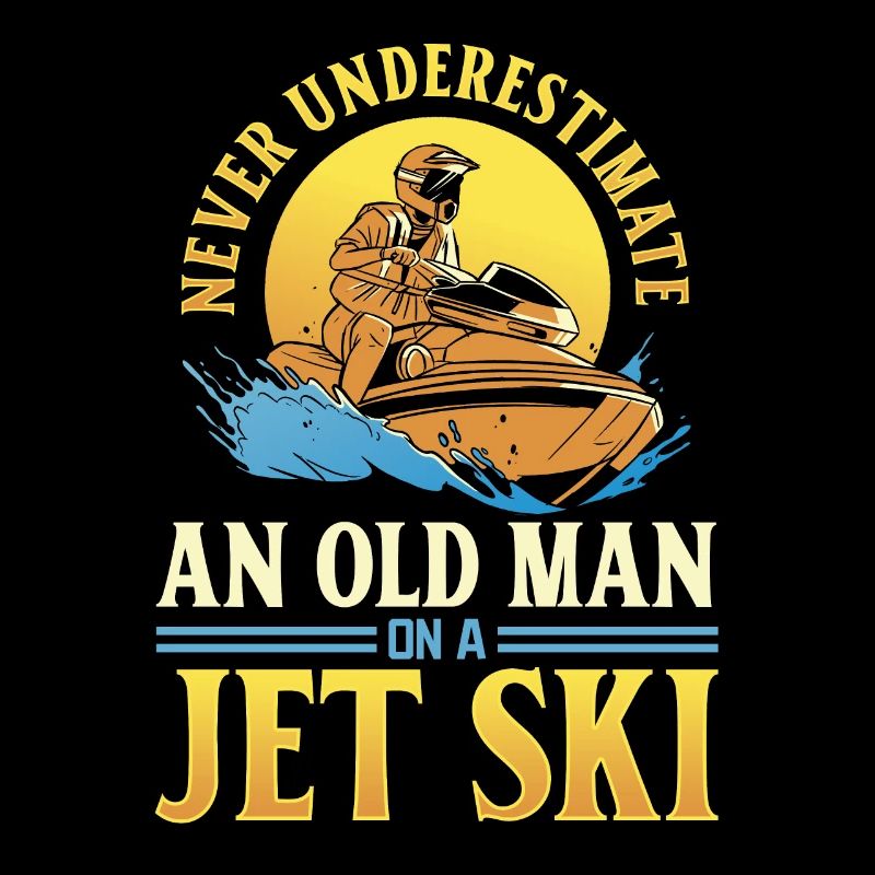 Never underestimate an old man on a jet ski - Jets