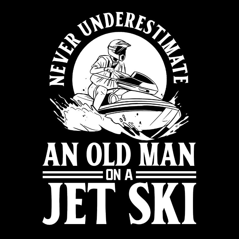 Never underestimate an old man on a jet ski - Gran