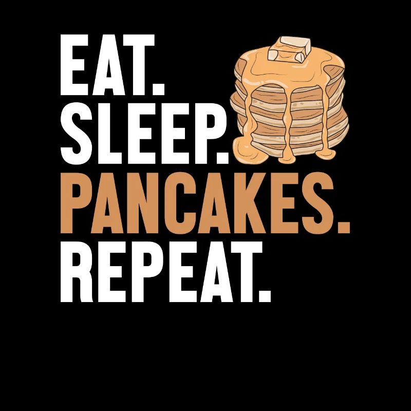 Manger des crêpes pour dormir Répéter les recettes Griddlecake