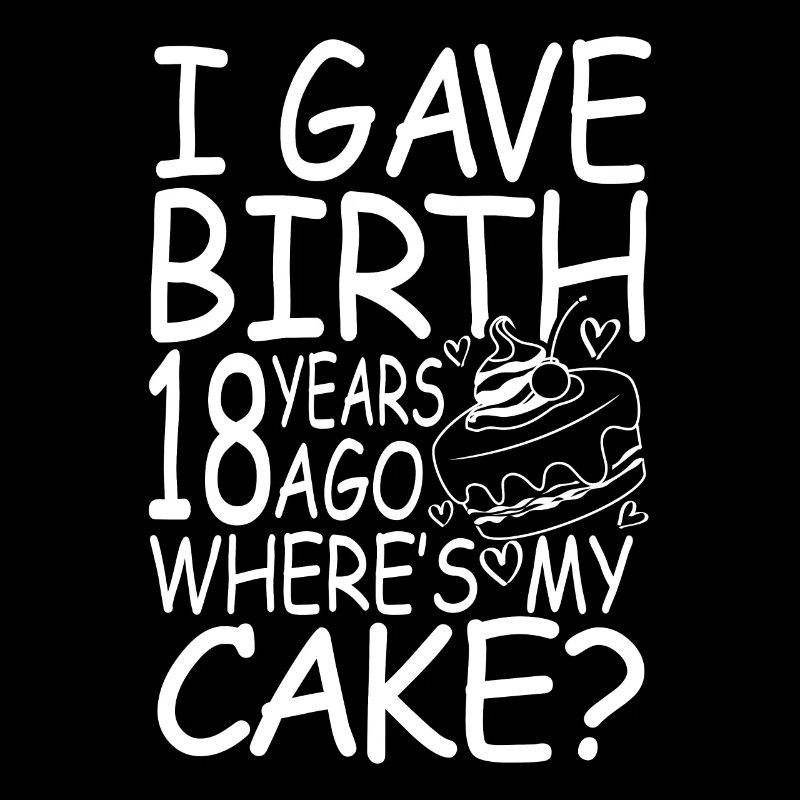 I gave birth 18 years ago where s my cake